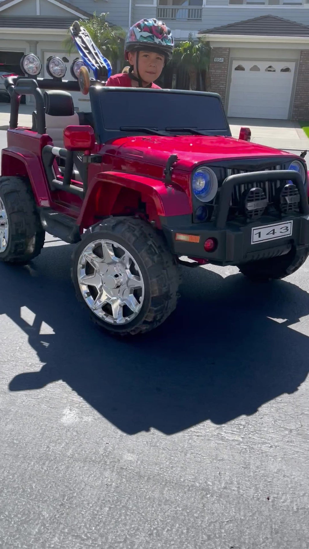 24 Volt 2 Seater 4x4 Electric Ride On Jeep Style Rubber Tires Fully Loaded Truck UTV ATV For Kids W/Magic Cars® Wireless Parental Control