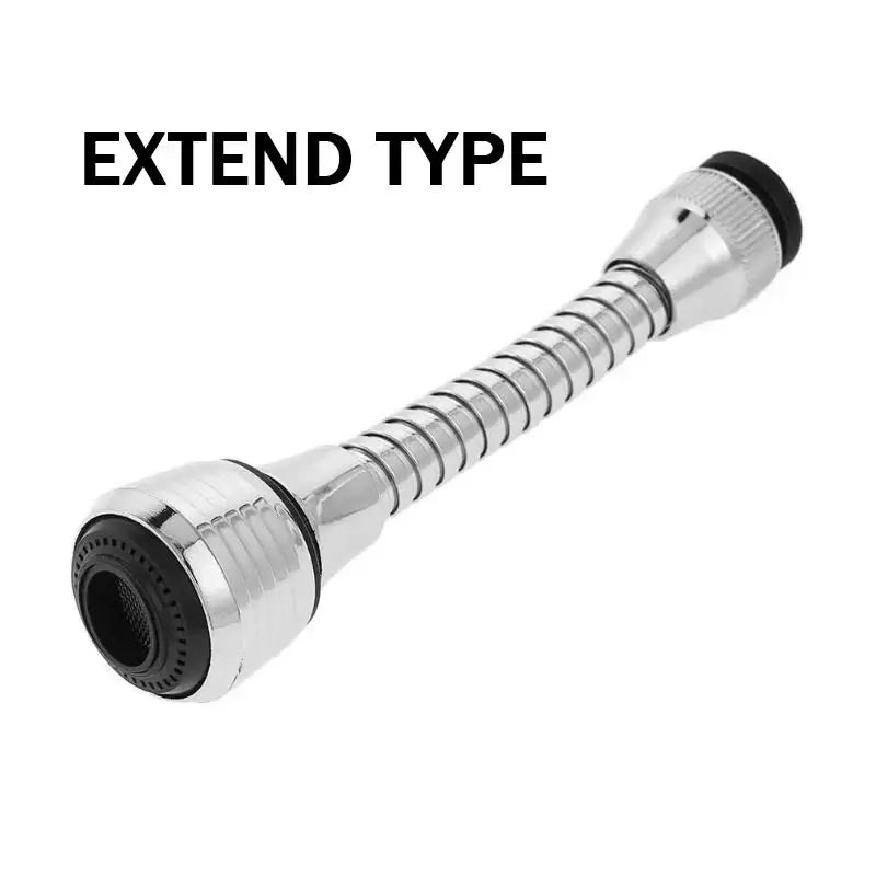 Chrome 2 modes kitchen faucet aerator water saving extender
