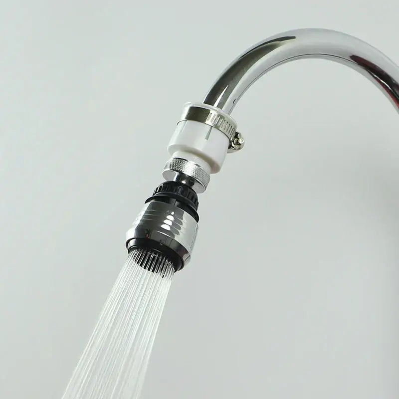 Chrome 2 modes kitchen faucet aerator water saving extender