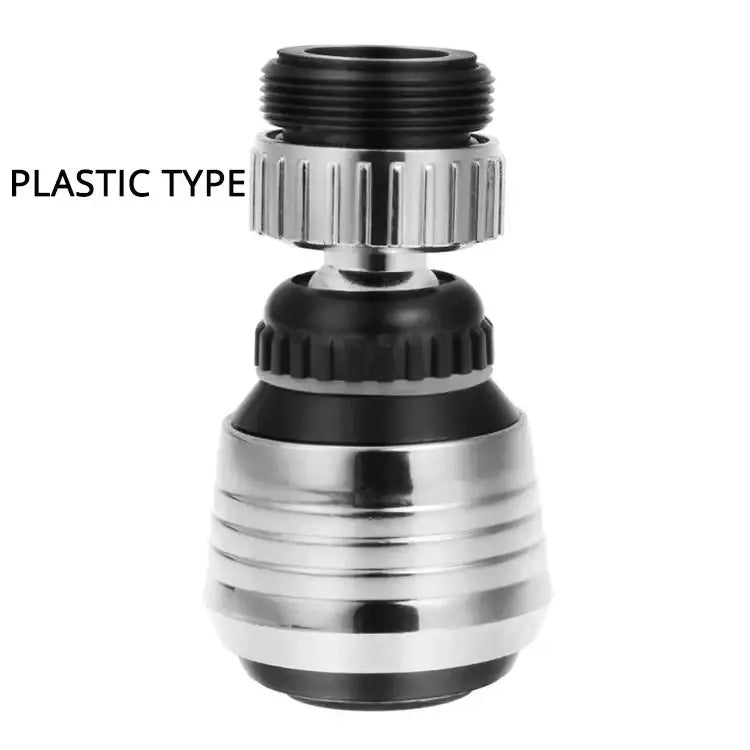 Chrome 2 modes kitchen faucet aerator water saving extender