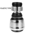 Chrome 2 modes kitchen faucet aerator water saving extender