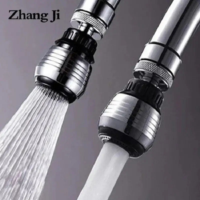 Chrome 2 modes kitchen faucet aerator water saving extender