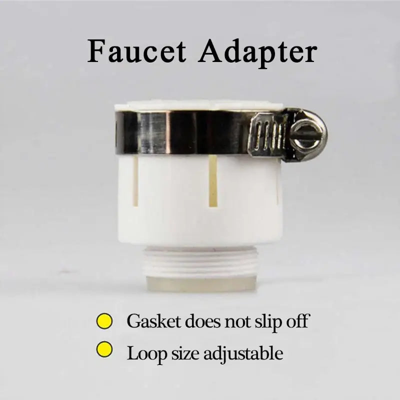 Chrome 2 modes kitchen faucet aerator water saving extender