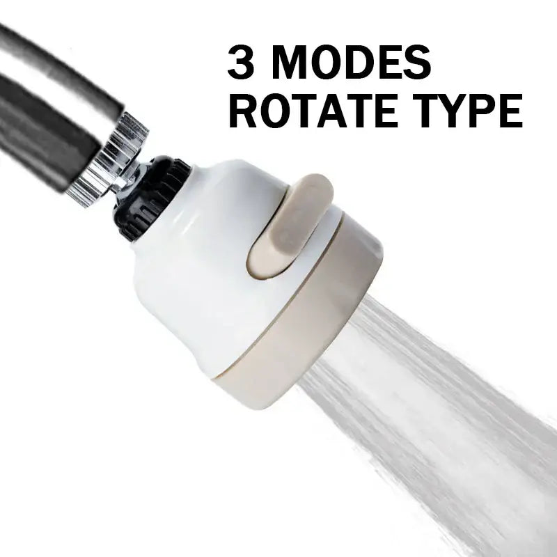 Chrome 2 modes kitchen faucet aerator water saving extender