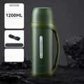 Classic black & red vacuum thermos flask outdoor kitchen bottle