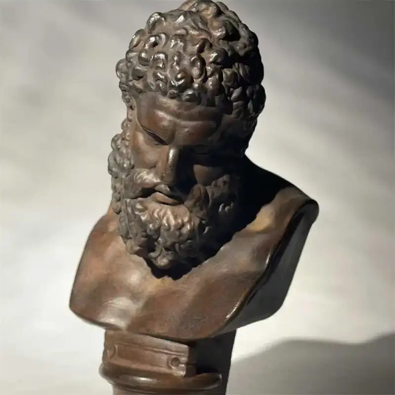 Classical bronze art sculpture hercules abstract figurine living room decor