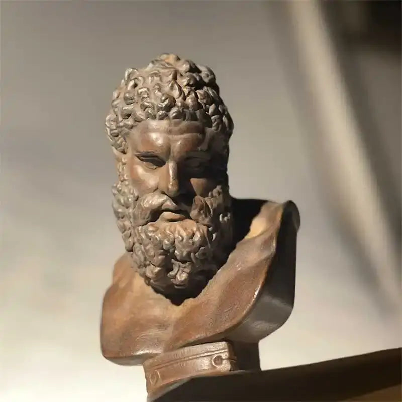 Classical bronze art sculpture hercules abstract figurine living room decor