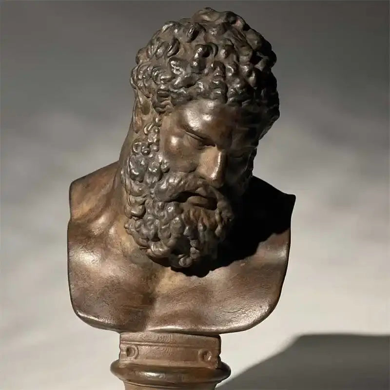 Classical bronze art sculpture hercules abstract figurine living room decor