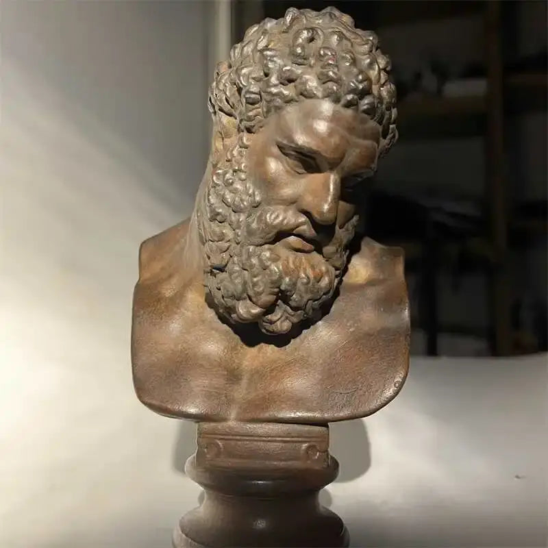Classical bronze art sculpture hercules abstract figurine living room decor