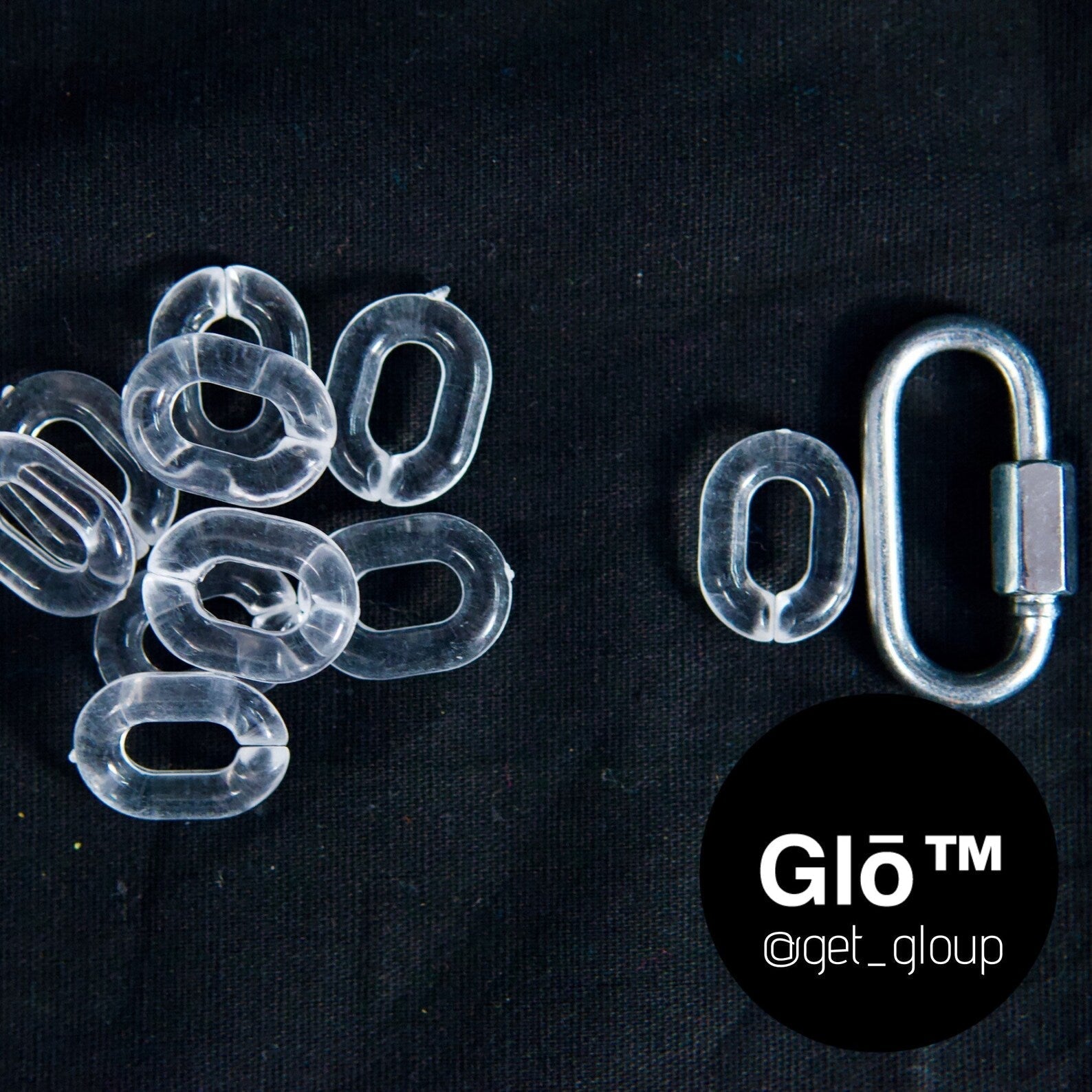 Clear Anchor Link Choker – Acrylic Glass Chain for Y2K Fashion, Layering & Minimalist Style