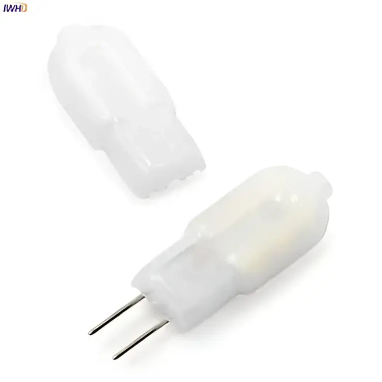 Clear glass 10pcs 2w led g4 bulbs for kitchen chandeliers