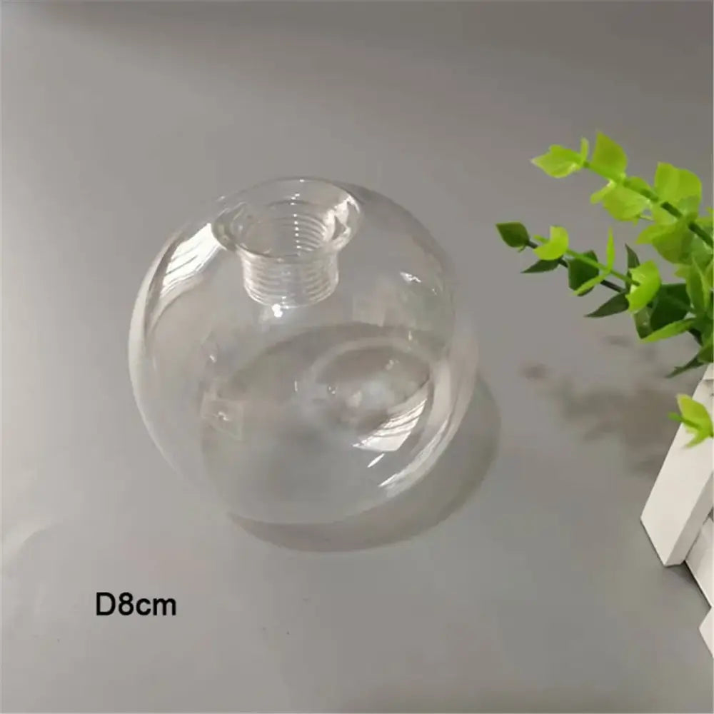 Clear glass pendant lamp shade sphere for dining room hanging lights