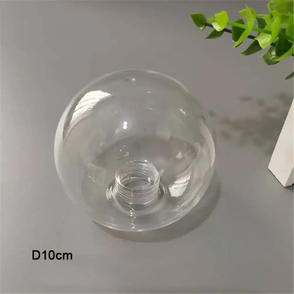 Clear glass pendant lamp shade sphere for dining room hanging lights