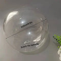 Clear glass pendant lamp shade sphere for dining room hanging lights