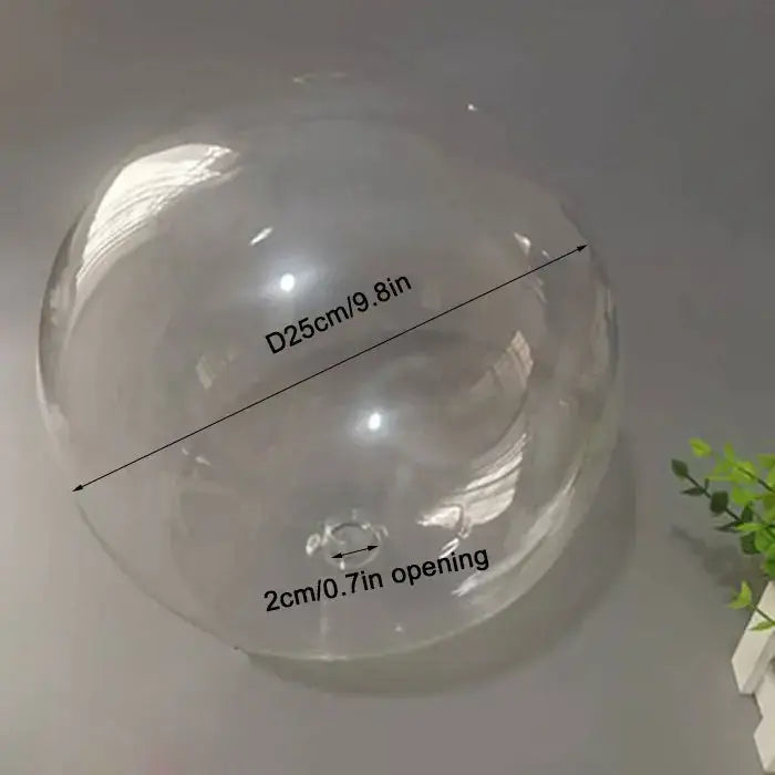 Clear glass pendant lamp shade sphere for dining room hanging lights