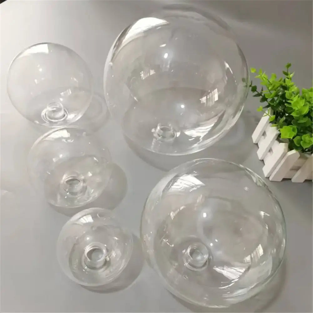 Clear glass pendant lamp shade sphere for dining room hanging lights