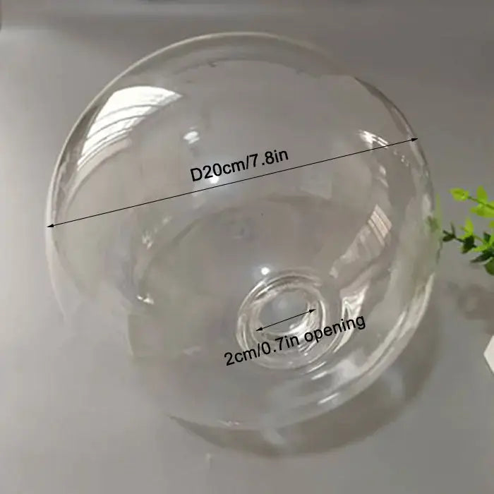 Clear glass pendant lamp shade sphere for dining room hanging lights