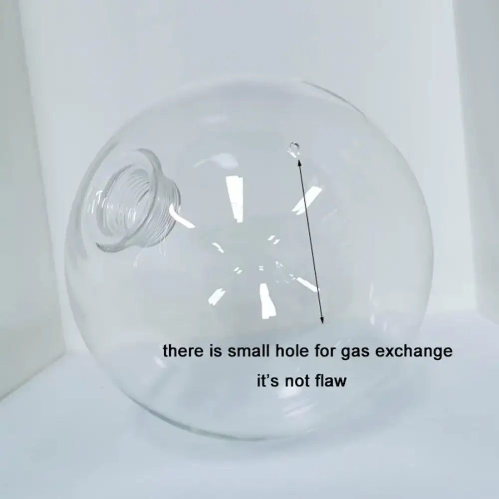 Clear glass pendant lamp shade sphere for dining room hanging lights