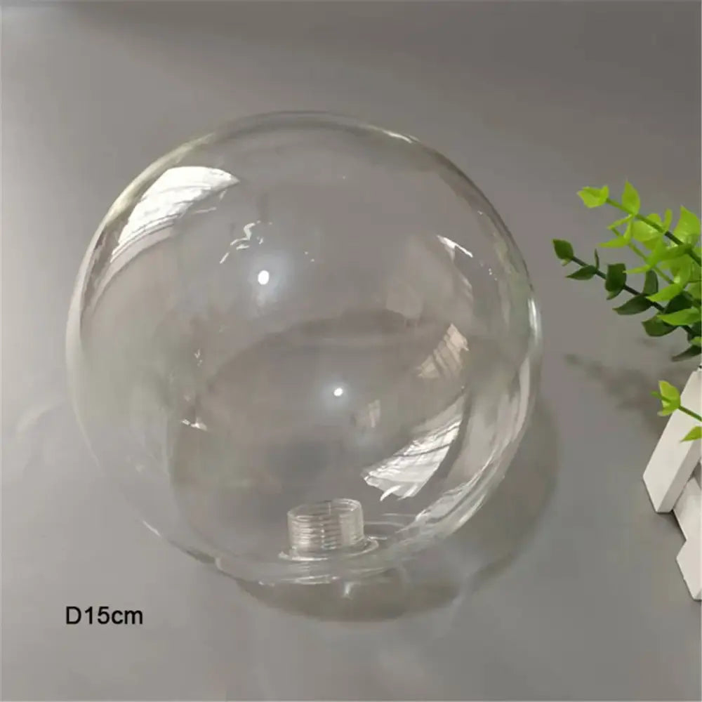 Clear glass pendant lamp shade sphere for dining room hanging lights