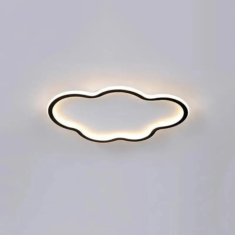 Cloudy white kids ceiling lamp for creative bedroom lighting