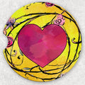 Car Coaster Set - Heart and Vines