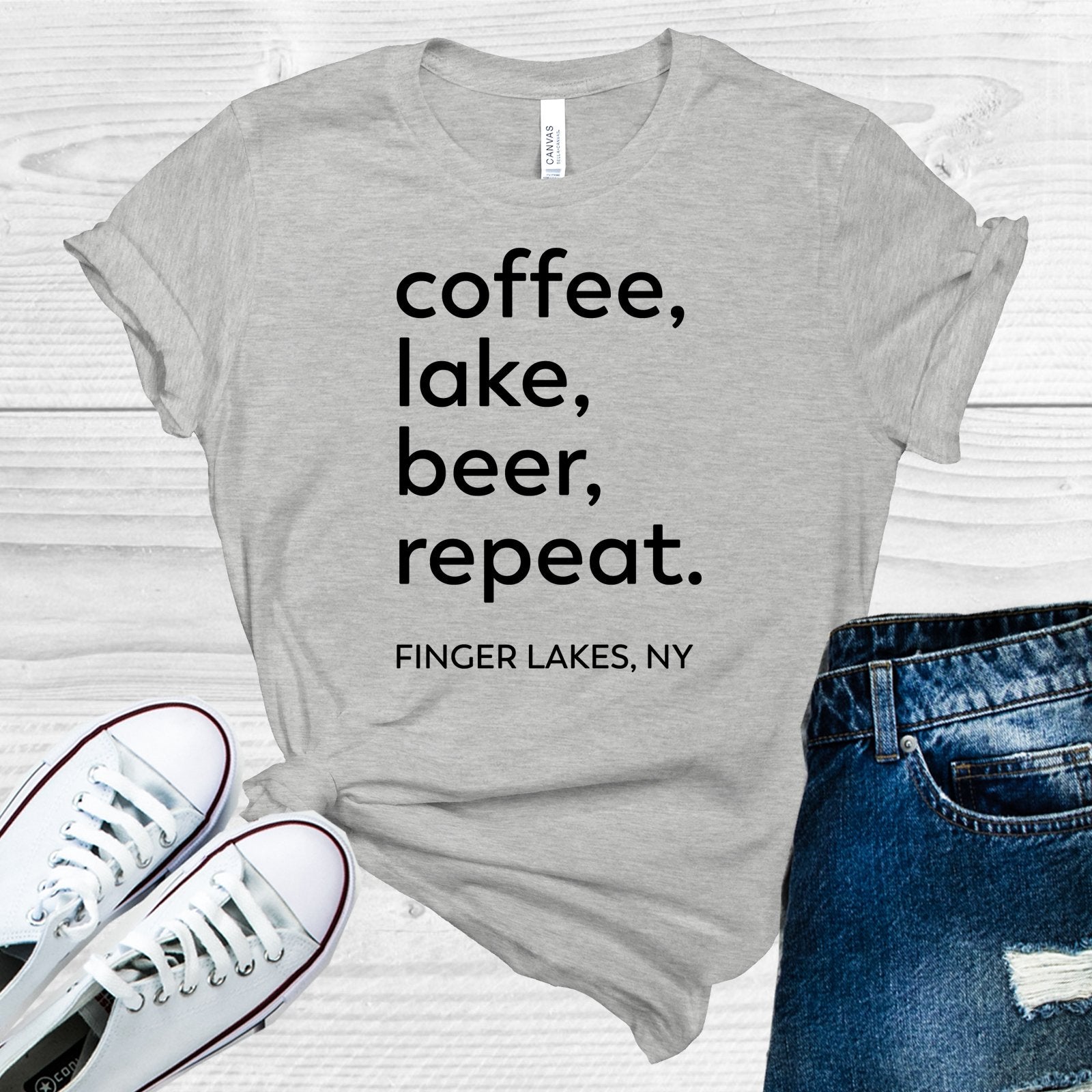 Coffee Lake Beer Repeat Graphic Tee