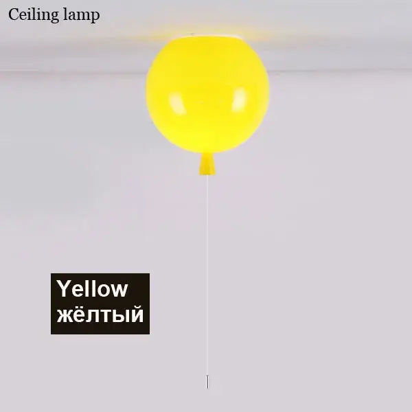 Colorful balloon ceiling light for bedroom and dining room