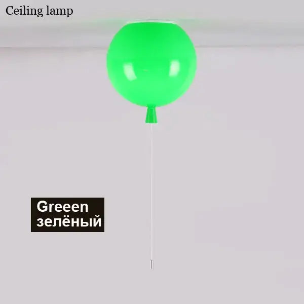 Colorful balloon ceiling light for bedroom and dining room