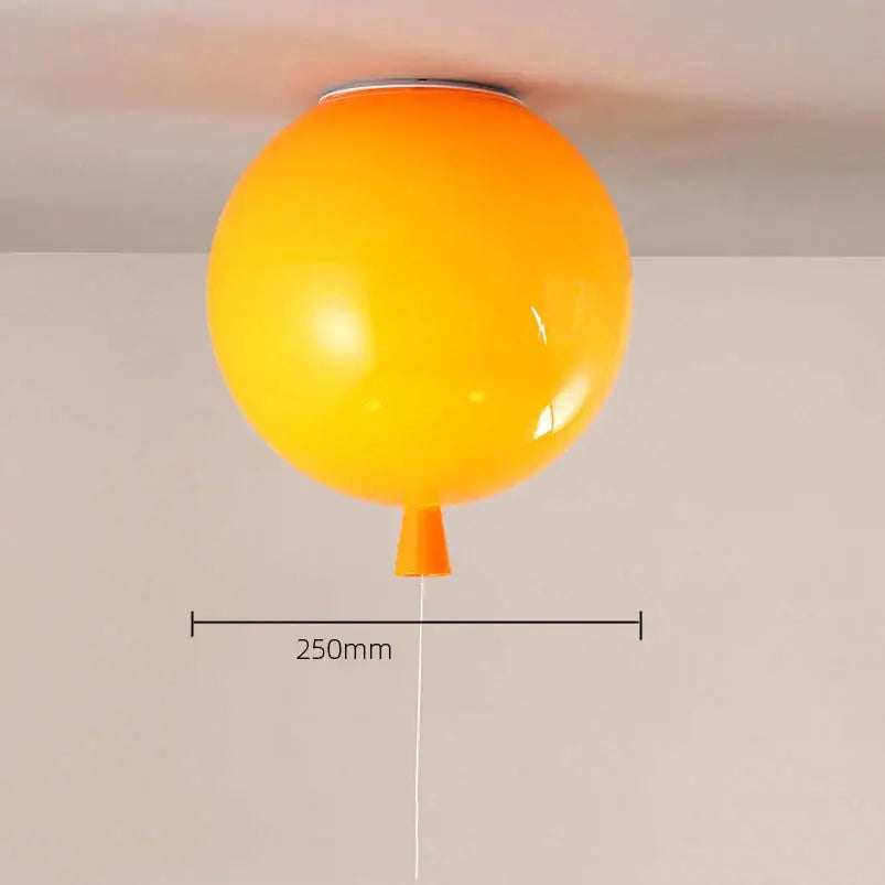 Colorful balloon ceiling light for bedroom and nursery