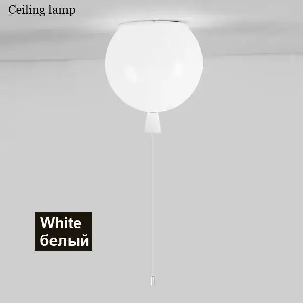 Colorful balloon ceiling light for bedroom and nursery