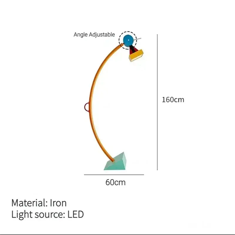 Colorful cartoon led floor lamp – living room accent lighting