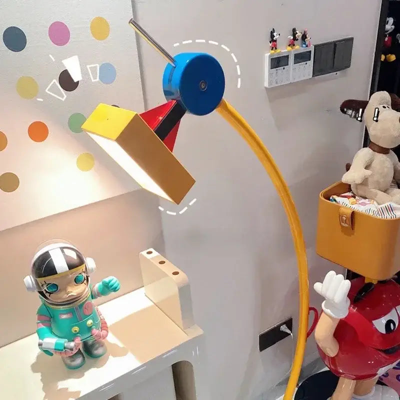Colorful cartoon led floor lamp – living room accent lighting