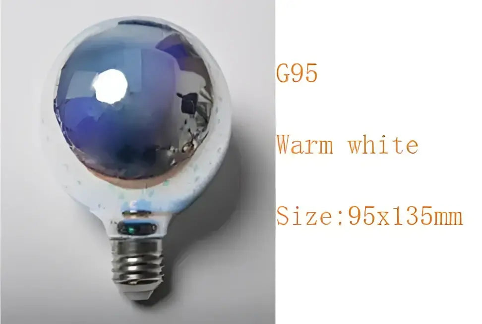 Colorful fireworks 3d glass sphere table lamp bedroom night light
