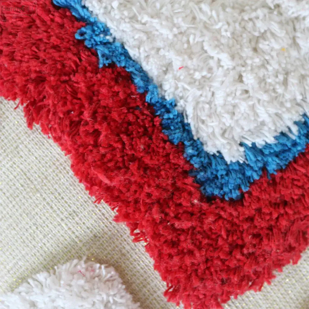 Colorful geometric boho tassel macrame pillow covers living room decor