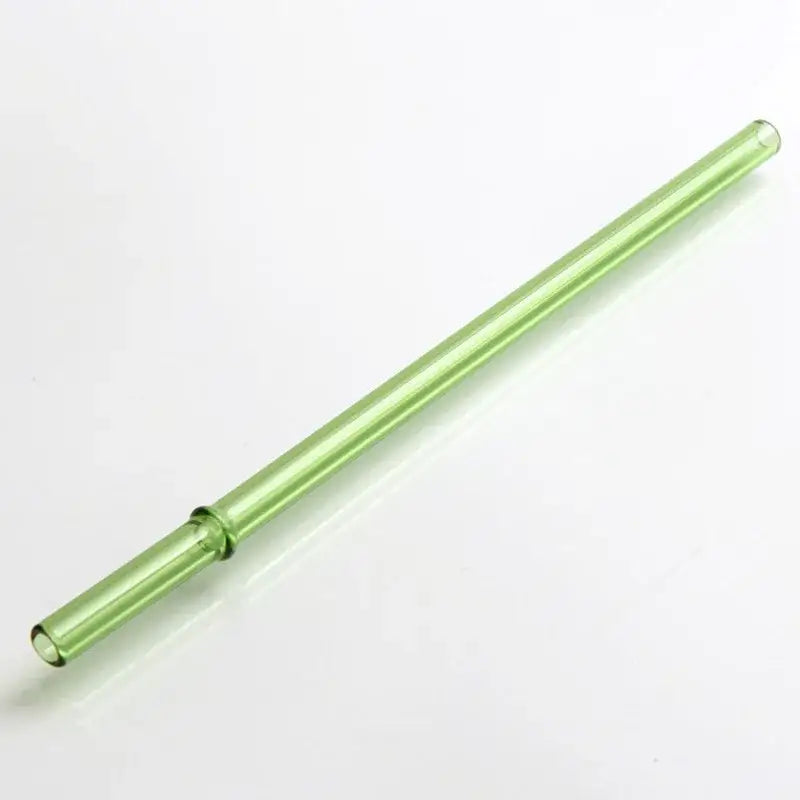 Colorful glass bent straw set kitchen reusable drinking straws