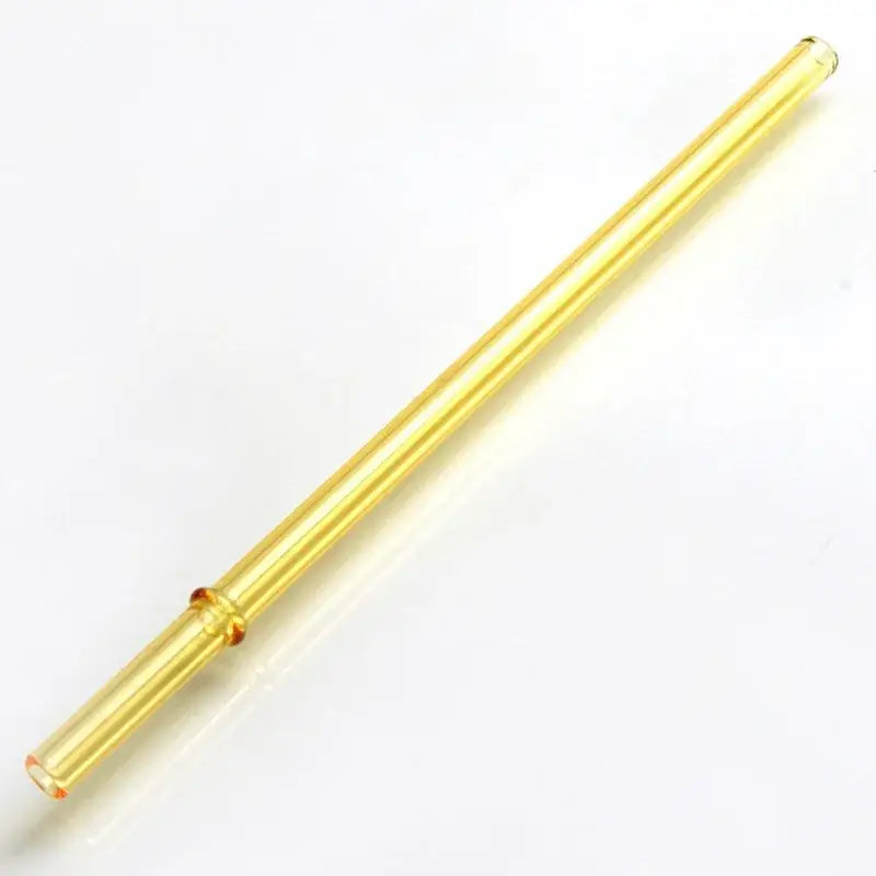Colorful glass bent straw set kitchen reusable drinking straws