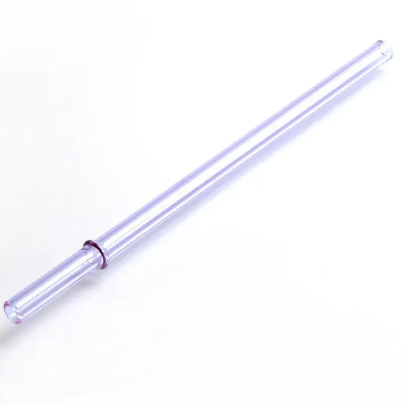Colorful glass bent straw set kitchen reusable drinking straws