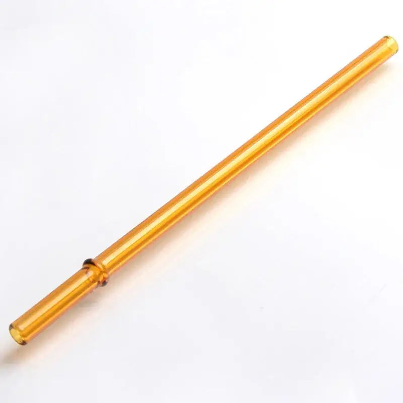 Colorful glass bent straw set kitchen reusable drinking straws
