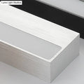 Contemporary black & silver linear vanity sconce bathroom led light