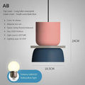 Contemporary led lustre pendant lamp – living room colorful lighting