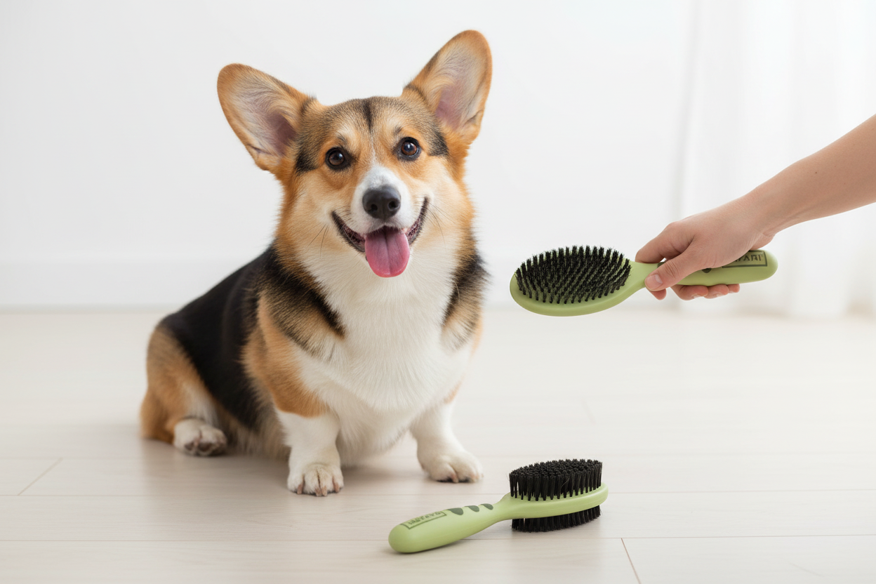 Dog - Safari Bristle Brush  - smalp