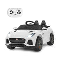 Costway 12V Jaguar F-Type SVR Licensed Kids Ride On Car with Motorized Function