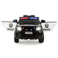 Costway Kids 12V Electric Ride-On Car with Remote Control and Lights/Sounds in Black