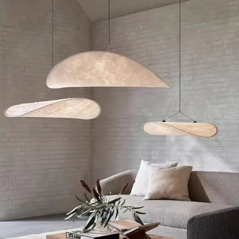 Cream woven teardrop pendant light living room decorbites tense lamp