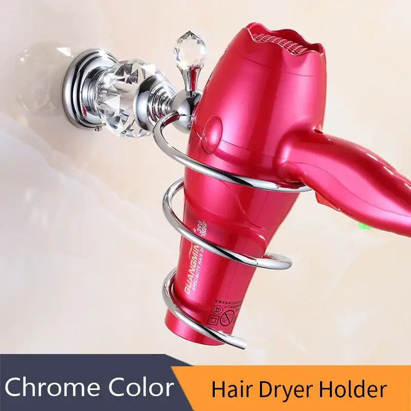 Crystal brass gold toilet paper holder bathroom accessory