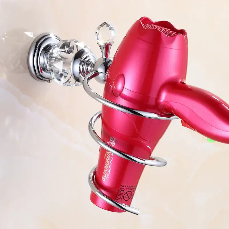 Crystal brass gold toilet paper holder bathroom accessory