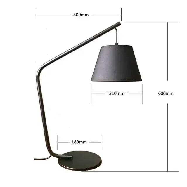Curved matte black led floor lamp for living room bedroom lighting