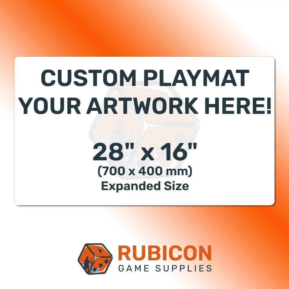 Custom 28" x 16" Playmat