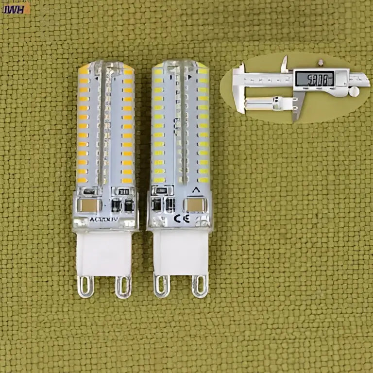 Cylindrical warm white led g9 bulb 4 pack kitchen light 3w led