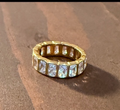 waterproof bezel set cz ring